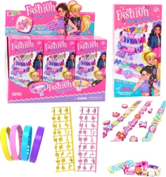 Creatieve DIY-set armbanden met bedels en letters – 4 verstelbare armbanden