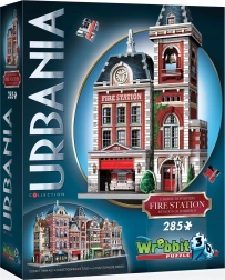 Wrebbit 3D-puzzel Urbania brandweer 285 stukjes