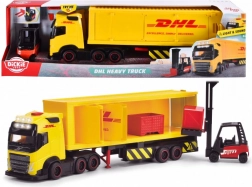vrachtwagen met aanhanger DHL 35 cm van Dickie Toys