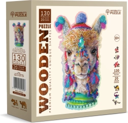 Houten puzzel Mystieke Lama 130 stukjes WOODEN CITY