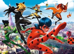 Puzzle Ravensburger Miraculous Ladybug et Chat Noir 200 pièces