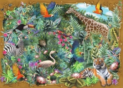Ravensburger Puzzle 1000 Pieces - In the Depths of the Jungle