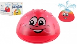 Lichtgevende waterfontein voor in bad op batterijen – Rood