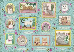 Gibsons Puzzle Famous Cats 1000 Pieces