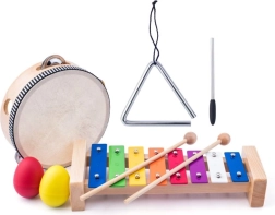 Muziekset voor kinderen – 8-delige instrumentenset