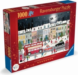 Kerstsfeer van Londen puzzel 1000 stukjes RAVENSBURGER