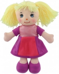 Culinka rag doll with blonde pigtails 32 cm