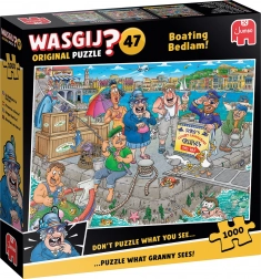Puzzle Jumbo Wasgij 47 : chaos sur le bateau 1000 pièces