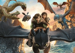 Puzzle 200 – Toothless and Friends TREFL