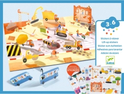 DJECO Repositionable Car Stickers