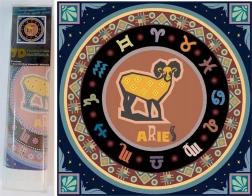 NORIMPEX diamant schilderen 7D Sterrenbeeld Ram 30x30 cm