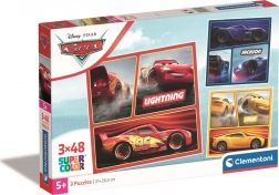 Puzzel 3x48 stukjes Disney Cars