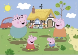 Clementoni puzzel Peppa Pig plezier in de modder
