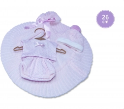 Tenue pour poupon Llorens New Born 26 cm