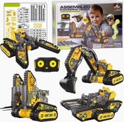 4-in-1 Set Kleine bouwmachines op afstandsbediening 176 onderdelen