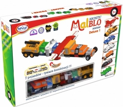 MalBlo Magnetic Deluxe – magnetische Fahrzeug-Baukasten