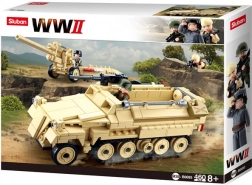 SLUBAN German half-track tractor – World War II building set