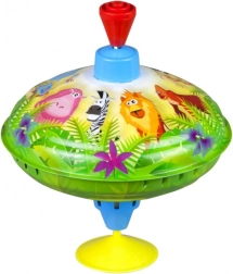 Toupie LENA jungle 16 cm avec ventouse