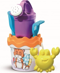 ANDRONI playful kitten sand set with watering can – small, 6-piece
