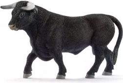 schleich farm world zwarte stier figuur