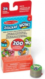 navulling stickers huisdieren voor melissa & doug sticker wow