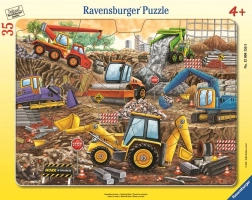 Ravensburger Puzzle Construction Machines - 35 Pieces