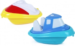 Set van plastic bootjes voor water en zand