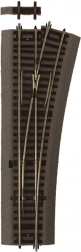 Aiguillage Roco WR15 droit H0 avec sous-couche en caoutchouc
