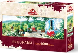 Panoramic Puzzle Art Puzzle Guest on the Veranda, 1000 Pieces