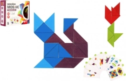 Wooden Mosaic Triangles