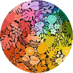 Puzzle 500 pièces Palette de couleurs Motifs tropicaux