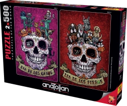 Halloween Puzzle 2×500 Pieces ANATOLIAN