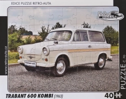 Puzzle voitures rétro Trabant 600 Kombi 40 pièces