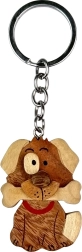 Houten sleutelhanger Hond met bot van 2Kids Toys