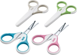 NUK Baby safety scissors with cover beige