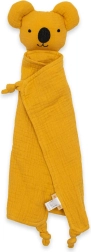 Tutteldoekje mousseline New Baby Koala mosterdgeel