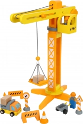 Grue en bois avec accessoires small foot