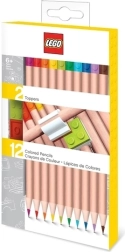 LEGO colored pencils 12 colors with clip