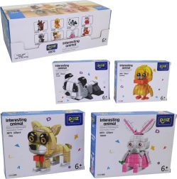 Bouwset blokken met diertjes, 93 stukken