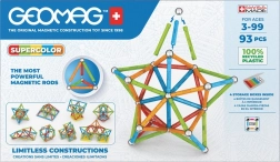Geomag Supercolor magnetische bouwset 93 delen van gerecycled plastic