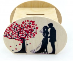 Hess tirelire en bois mariage