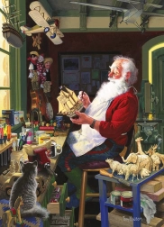 Puzzle Santa's Workshop 500 Pieces Cobble Hill