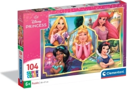 Puzzel 104 stukjes Disney Prinsessen Clementoni