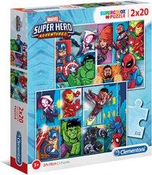 Puzzle Clementoni Marvel Superheroes 2x20 pieces