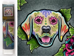 Diamant schilderen 7D labrador 30 × 30 cm