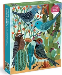 Puzzle Galison Amis oiseaux du désert 1000 pièces