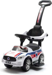 Draisienne pour enfants avec sons et barre de guidage Baby Mix ambulance – blanc