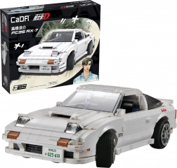 Bouwset CaDA Mazda RX-7 Initial D – gedetailleerde witte sportwagen, 1552 stukjes