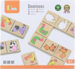 Houten domino - Boerderijdieren