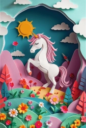 Trefl Puzzel Papieren Kunst: Eenhoorn 160 stukjes